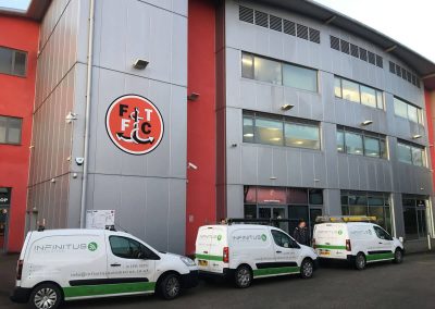 Partnership with Fleetwood Town Football Club